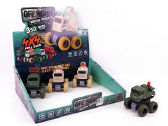 Friction Military Car W/L(12in1) toys