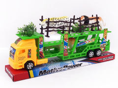 Friction Double Deck Trailer toys