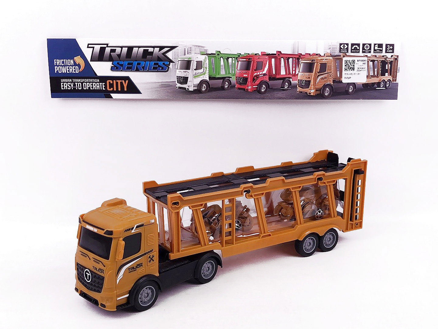 Friction Truck Tow Free Wheel Construction Truck toys