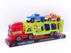 Friction Double Deck Trailer(2C) toys