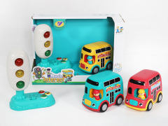 Friction Bus & Traffic Lights W/L_M toys