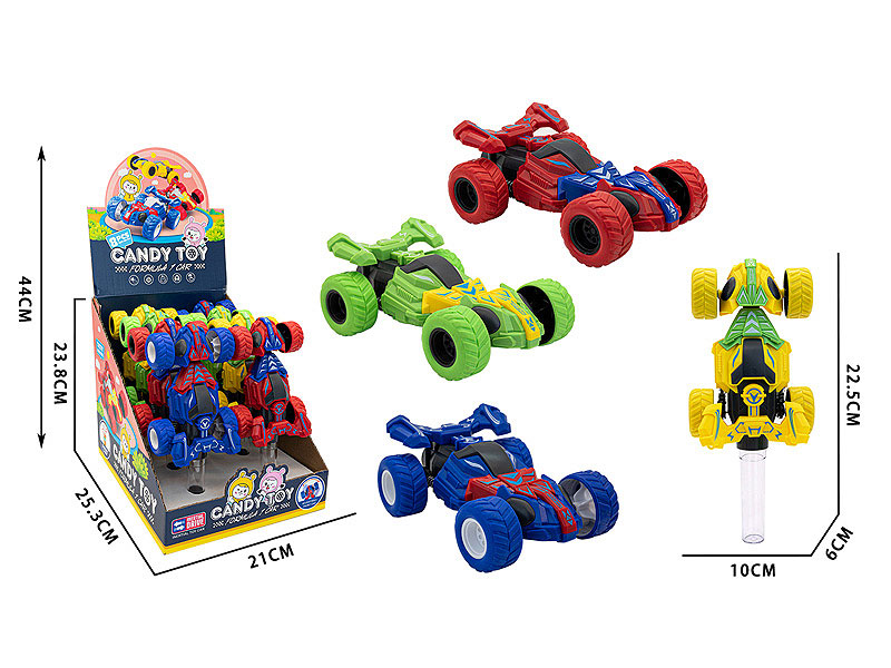 Friction Car & Candy Stick(8in1) toys