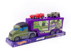 Friction Container Truck & Pull Back Car(2S) toys