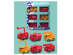 Friction Fire Engine(6in1) toys