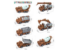 Friction Construction Truck(6S) toys