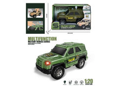 1:20 Friction Military Jeep W/L_M toys