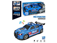 1:20 Friction Police Car W/L_M toys