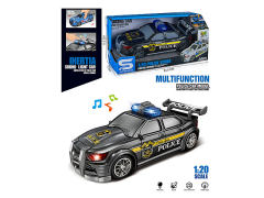 1:20 Friction Police Car W/L_M toys