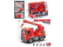 1:20 Friction Construction Truck W/L_S toys