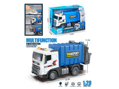 1:20 Friction Sanitation Truck W/L_S toys