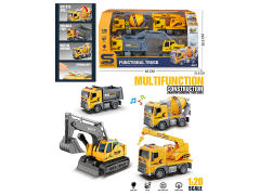 1:20 Friction Construction Truck W/L_M(4in1) toys