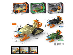 Friction Snowmobile W/L_M(3C) toys