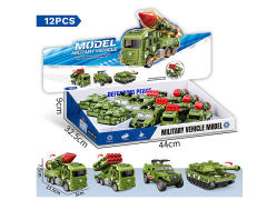 Friction Military Car(12in1) toys