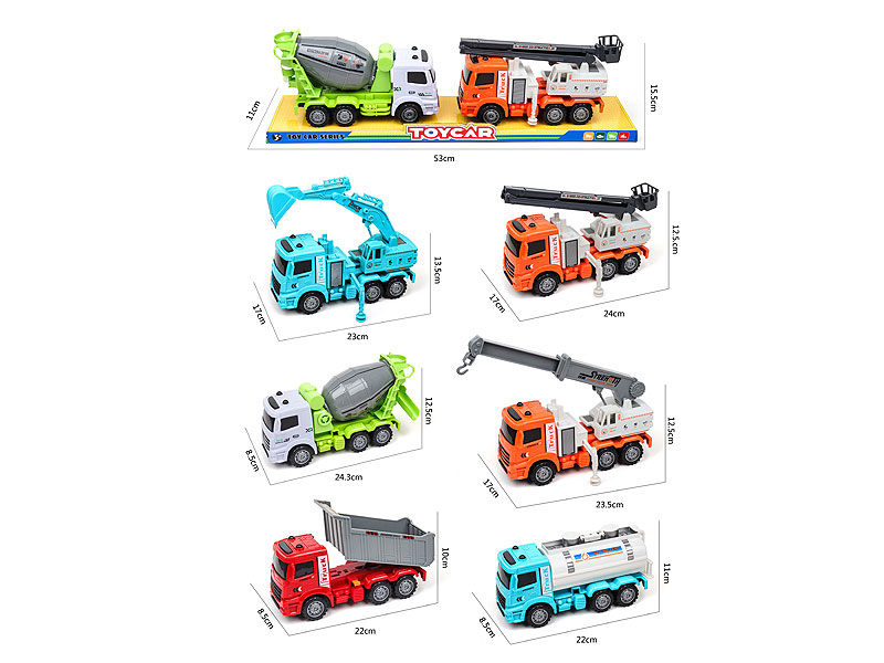 Friction Construction Truck(2in1) toys