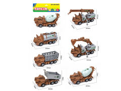 Friction Construction Truck(6S) toys