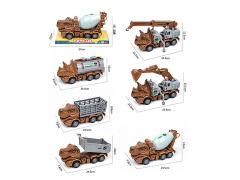 Friction Construction Truck(6S) toys