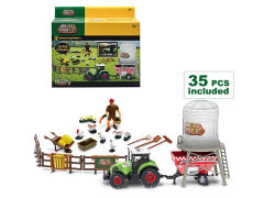 Friction Farmer Truck Set W/L_S toys