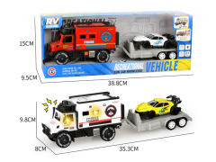 Friction Police Car W/L_S(2C) toys