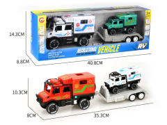 Friction Ambulance(2C) toys