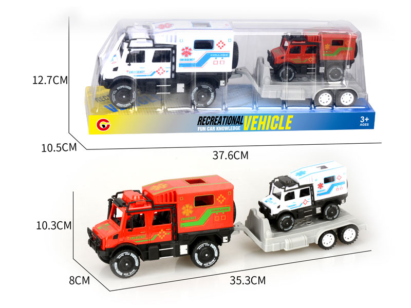 Friction Ambulance(2C) toys