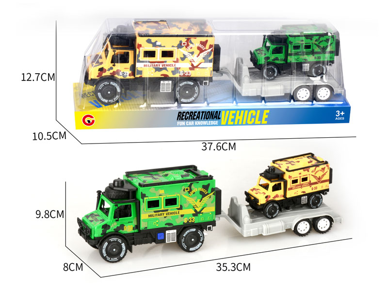 Friction Military Truck(2C) toys