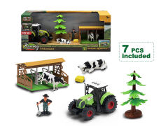 Friction Farmer Truck Set W/L_S toys