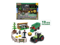 Friction Farmer Truck Set W/L_S toys