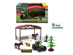 Friction Farmer Truck Set W/L_S toys