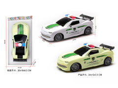 1:18 Friction Police Car