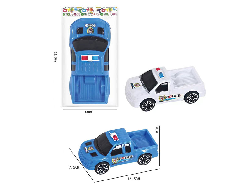 Friction Police Car(2C) toys