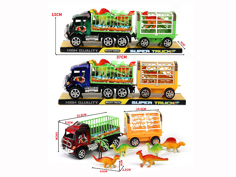 Friction Truck Tow Dinosaur(3C) toys