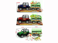 Friction Car Tow Dinosaur(3C) toys