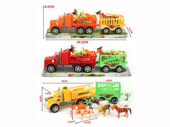 Friction Truck Tow Animal(3C) toys