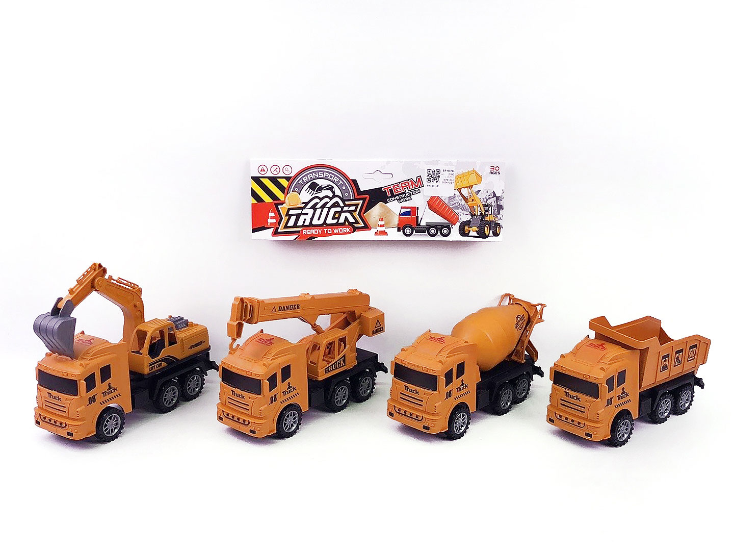 Friction Construction Truck(4S) toys