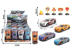 Die Cast Racing Car Friction(12in1) toys