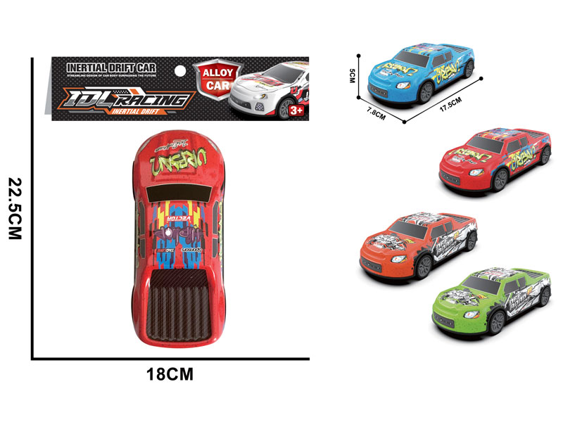 Die Cast Sports Car Friction(4C) toys