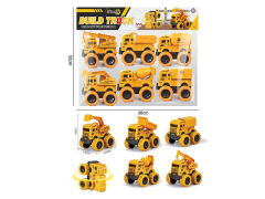 Friction Stunt Construction Truck(6in1) toys