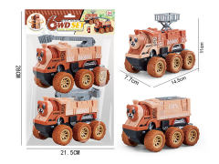 Friction Stunt Fire Engine(2in1) toys