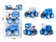 Friction Stunt Police Car(2in1) toys