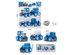 Friction Police Car(4in1) toys