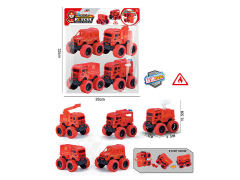 Friction Fire Engine(4in1) toys