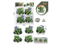 Friction Military Car(4in1) toys