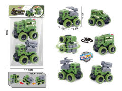 Friction Military Car(2in1) toys