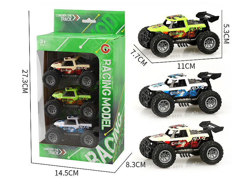 Friction Cross-country Car(3in1) toys