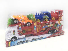 Friction Double Deck Trailer toys