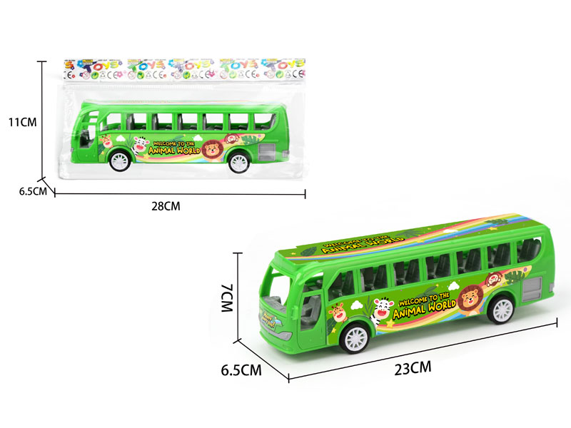 Friction Bus toys