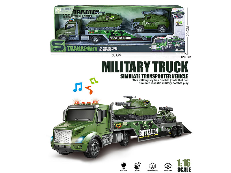 1:16 Friction Tow Truck W/L_M toys