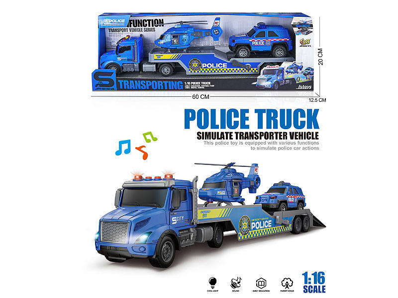 1:16 Friction Tow Truck W/L_M toys