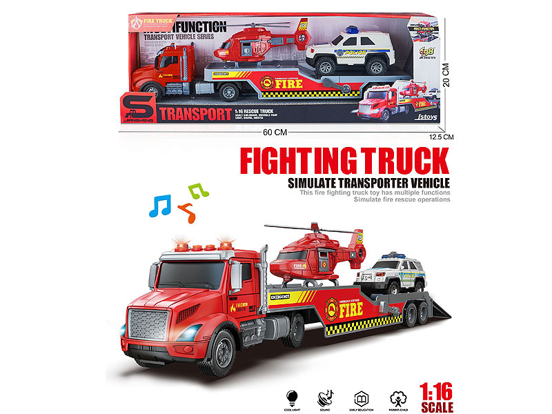 1:16 Friction Tow Truck W/L_M toys