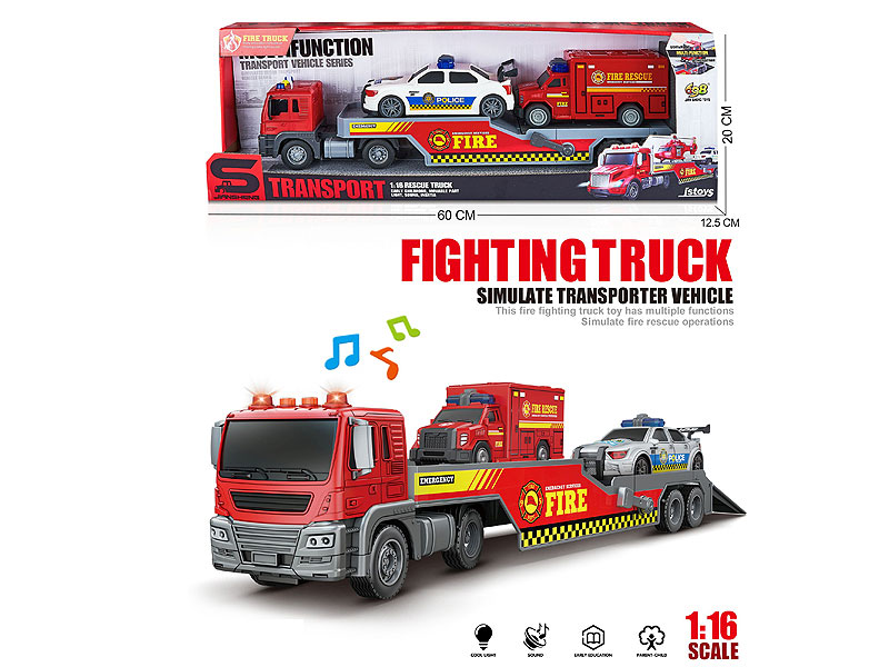 1:16 Friction Tow Truck W/L_M toys